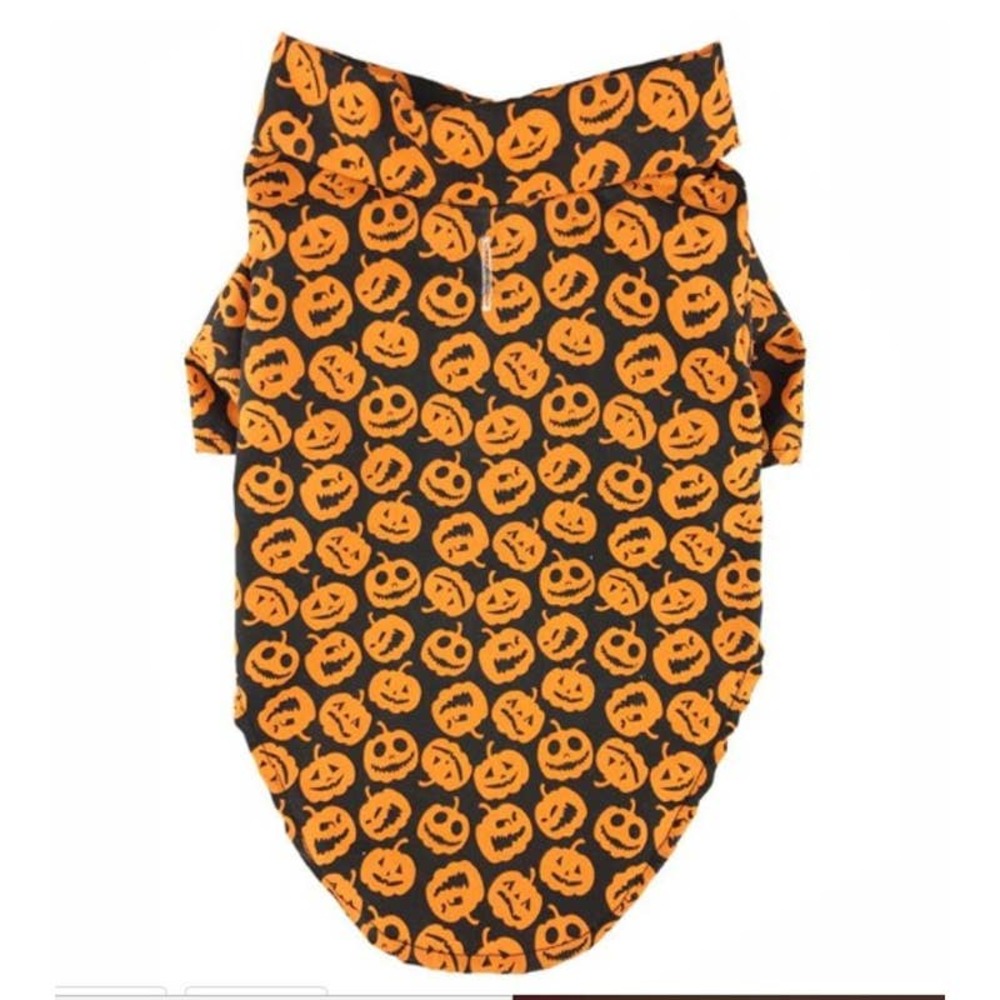 Size XXS Doggie Design Holiday Dog Shirt Halloween Pumpkins Jack-o-Lanterns